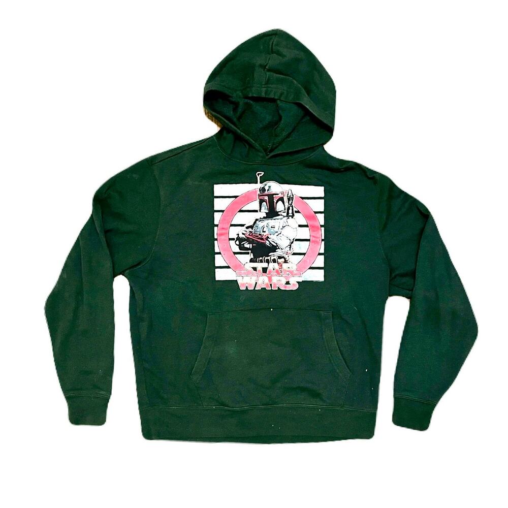 Men’s Dark Green Star Wars Hoodie Size Medium